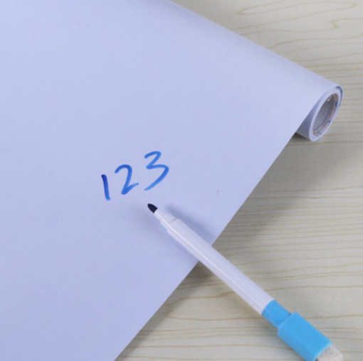 Decal Bảng Trắng Viết Bút Lông Dán Tường – Tự Dán, Lau Sạch Dễ Dàng, Dán Mọi Bề Mặt, Phù Hợp Học Tập & Trang Trí Tiện Lợi Cho Bé - Hình ảnh 3