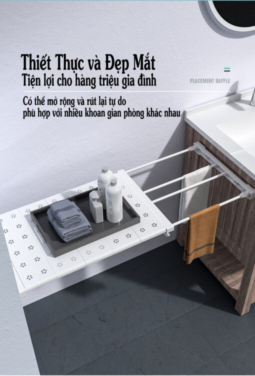 Kệ Chia Ngăn Tủ Đa Năng Thông Minh – Giải Pháp Tiết Kiệm Không Gian Hiệu Quả ( Nhiều size ) - Hình ảnh 6