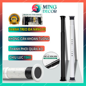 Thanh Treo Rèm Không Cần Khoan Tường Cao Cấp – Lắp Đặt Nhanh, Bền Đẹp, Phù Hợp Mọi Không Gian(MÃ 01 )