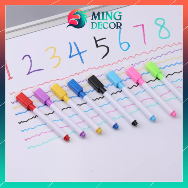 Bút Lông Viết Bảng Trắng Gốc Nước ( MÃ 02 ) – Nhiều Màu, Dễ Xóa, An Toàn Cho Trẻ, Viết Êm, Mau Khô, Phù Hợp Dùng Cho Bảng Trắng( Nhiều màu )