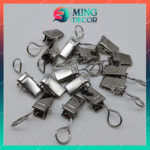 Kẹp Treo Rèm Mini Inox Có Vòng Tháo Rời – Kẹp Treo Vải, Màn Cửa, Rèm Trang Trí Chống Gỉ – Phụ Kiện Treo Rèm Tiện Lợi( Nhiều màu )
