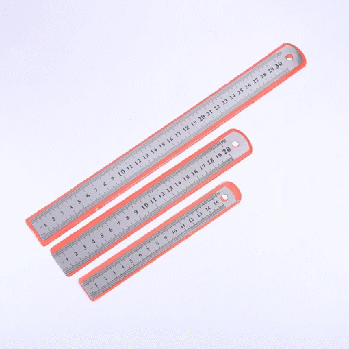 Thước Kẻ Sắt 15cm – 20cm – 30cm Chính Xác, Bền Bỉ – Dùng Cho Học Tập, Cơ Khí, Kỹ Thuật - Hình ảnh 2