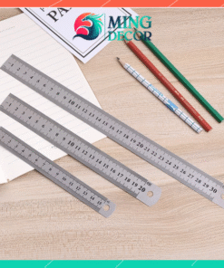 Thước Kẻ Sắt 15cm – 20cm – 30cm Chính Xác, Bền Bỉ – Dùng Cho Học Tập, Cơ Khí, Kỹ Thuật