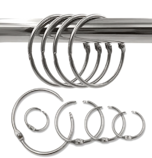 Khoen Tròn Inox Treo Rèm Phòng Tắm – Không Gỉ, Bền Đẹp, Dễ Lắp Đặt( Nhiều size ) - Hình ảnh 4