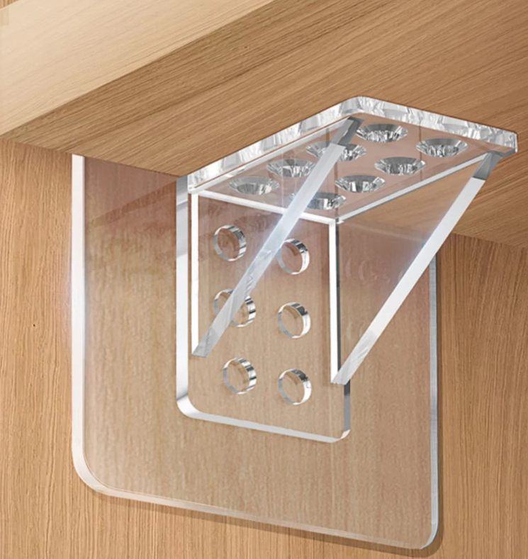 Miếng Dán Chốt Đỡ Kệ Gỗ Treo Tường Ke Góc Chữ L – Không Cần Khoan, Dính Chắc, Tiết Kiệm Không Gian ( Nhiều mẫu ) - Hình ảnh 2