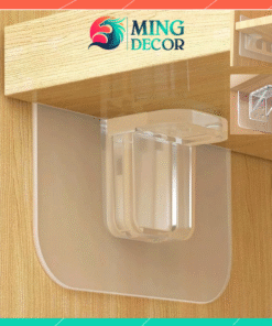 Miếng Dán Chốt Đỡ Kệ Gỗ Treo Tường Ke Góc Chữ L – Không Cần Khoan, Dính Chắc, Tiết Kiệm Không Gian ( Nhiều mẫu )