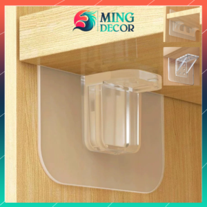 Miếng Dán Chốt Đỡ Kệ Gỗ Treo Tường Ke Góc Chữ L – Không Cần Khoan, Dính Chắc, Tiết Kiệm Không Gian ( Nhiều mẫu )