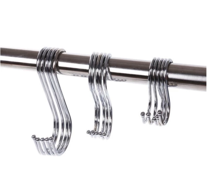 Móc Treo Đồ Chữ S Inox– Móc Treo Đa Năng, Siêu Bền, Tiện Lợi Cho Mọi Không Gian( Nhiều size ) - Hình ảnh 6