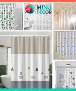 Rèm Phòng Tắm PEVA Chống Thấm Nước - Rèm Cửa Sổ Nhiều Họa Tiết Đẹp, Bền Đẹp, Dễ Vệ Sinh( Nhiều mẫu )