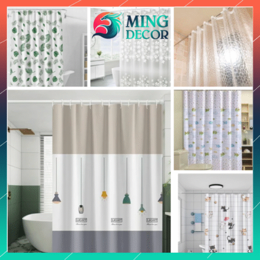 Rèm Phòng Tắm PEVA Chống Thấm Nước - Rèm Cửa Sổ Nhiều Họa Tiết Đẹp, Bền Đẹp, Dễ Vệ Sinh( Nhiều mẫu )