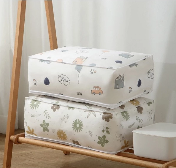 Túi Đựng Đồ Tiện Dụng Trong Suốt PEVA – Họa Tiết Hoạt Hình Dễ Thương, Chống Nước, Gập Gọn ( nhiều size ) - Hình ảnh 5