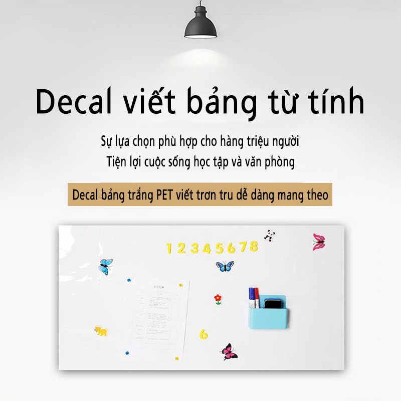 decal viết bảng từ tính