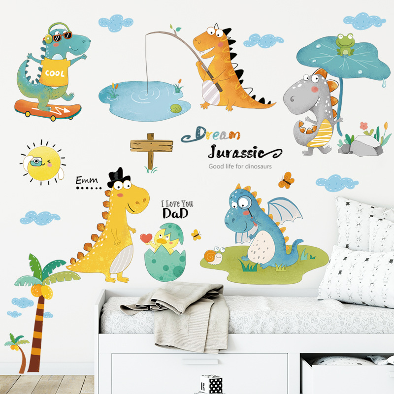 decal-dan-tuong-phong-be-trai-khung-long