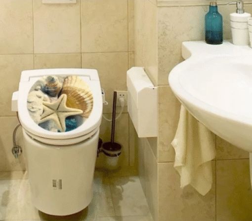Decal Dán Toilet Em Bé và Nhiều Hoạ Tiết – PVC Không Thấm Nước, Keo Sẵn, Bóc Dán Từng Chi Tiết - Hình ảnh 3