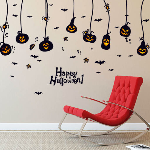 Decal Halloween 2025 - Tổng Hợp Sẵn Keo Các Mẫu Đặc Sắc Bé Phù Thủy, Bí Ngô, Thần Chết – Sticker Dán Kính Có Sẵn Keo, Dễ Dán, Dễ Trang Trí - Hình ảnh 5