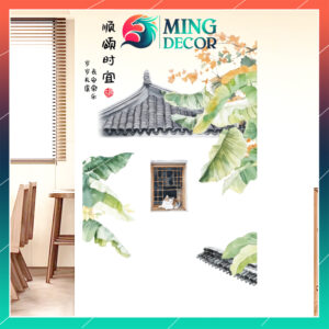 10-decal-bac-au-la-chuoi-va-meo-dan-tuong-phong-khach-phong-cach-trang-tri-bac-au-decal-la-cay-pvc-chong-nuoc