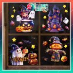 Decal Halloween 2025 Hít Tĩnh Điện – Phù Thủy, Bí Ngô, Ma Quái Dễ Thương Trang Trí Cửa Kính Decal Halloween 2025 Hít Tĩnh Điện – Phù Thủy, Bí Ngô, Ma Quái Dễ Thương Trang Trí Cửa Kính