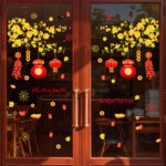 Decal Tết 2026 Cành Mai Vàng – Decal Tết Hít Tĩnh Điện Đẹp Sang – Decal Tết 60×90 cm Trang Trí Cửa Kính | MingDecor