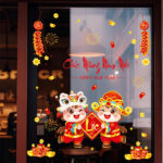 Decal Tết Bé Cầm Chữ Lộc 2026 – Decal Tết Hít Tĩnh Điện – Decal Tết 60×90 cm | MingDecor