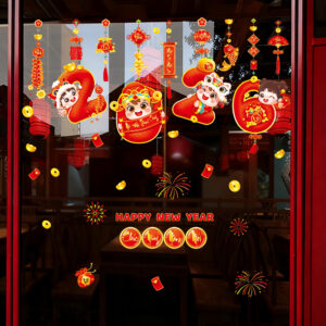 Decal Tết 2026 Bé Số Tài Lộc – Decal Tết Hít Tĩnh Điện Siêu Đẹp – Decal Tết 60x90 cm Trang Trí Cửa Kính | MingDecor