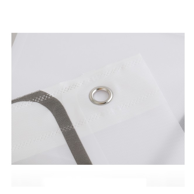 Rèm Nhà Tắm Chống Nước PEVA Họa Tiết Hình Chữ Nhật Hiện Đại 180cm x 180cm - Hình ảnh 9