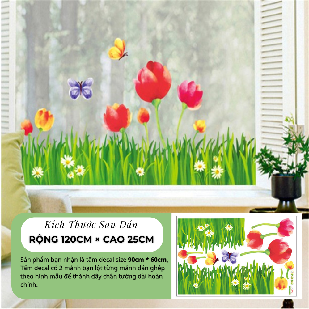 decal-chan-tuong-hoa-tulip-co-xanh-trang-tri-tuong
