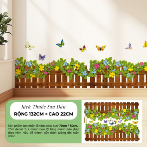 decal-chan-tuong-hang-rao-go-hoa-nhieu-mau-buom