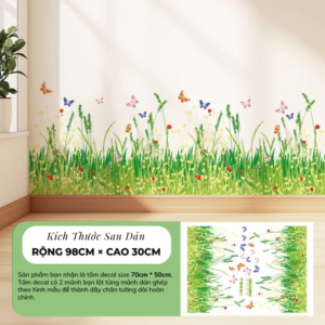 decal-chan-tuong-co-xanh-va-buom-trang-tri-tuong