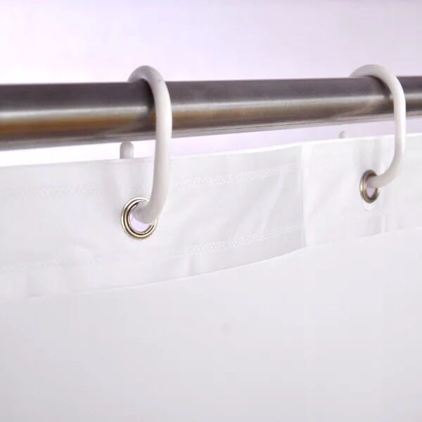 Rèm Nhà Tắm Chống Nước PEVA Họa Tiết Sao Biển Và Vỏ Sò (120x180cm / 180x180cm) - Hình ảnh 4